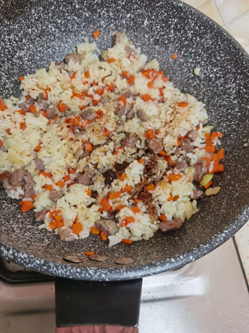 Steps for Making Beef Fried Rice