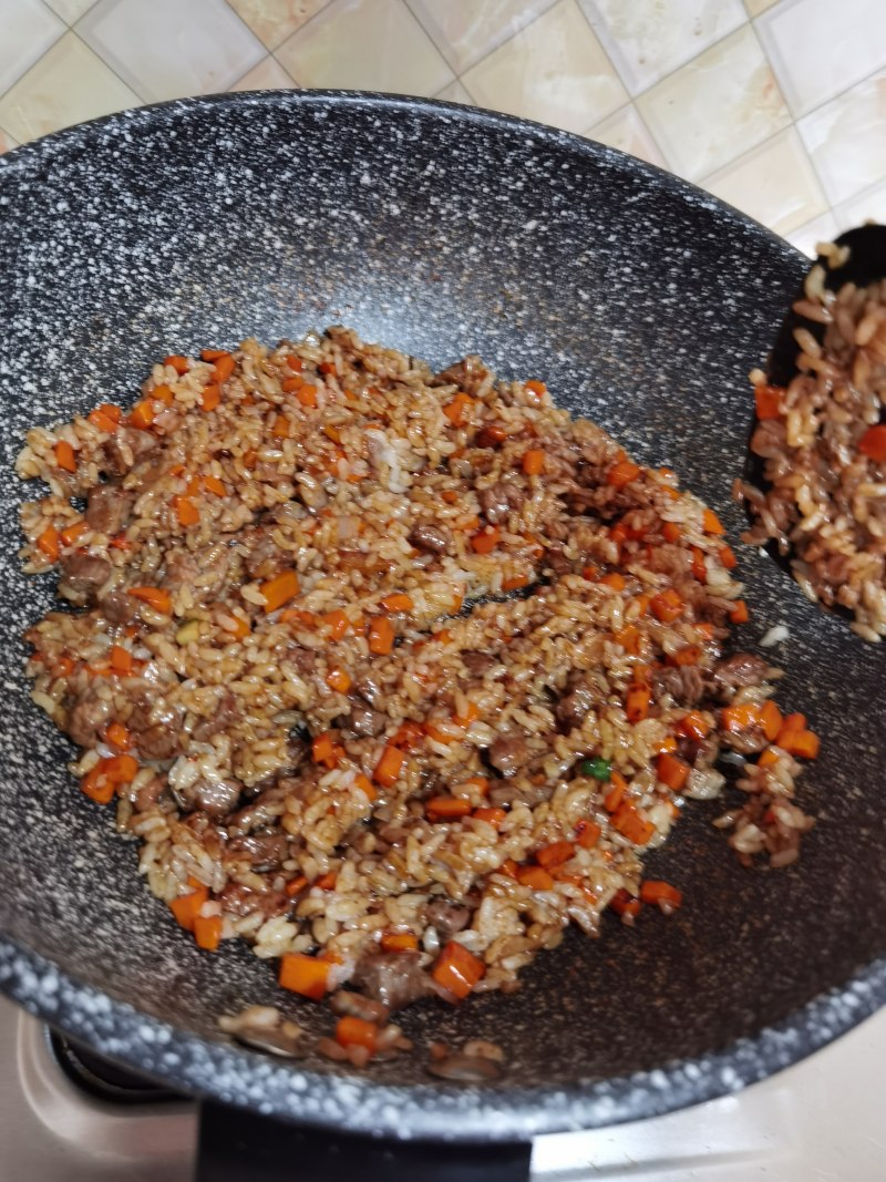 Steps for Making Beef Fried Rice