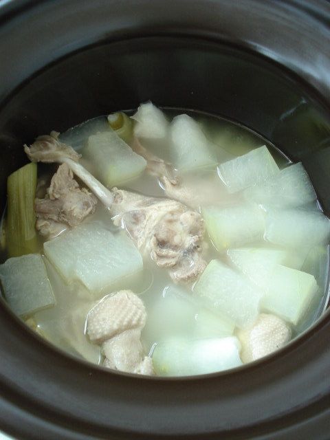 Steps for Making Winter Melon Duck Soup