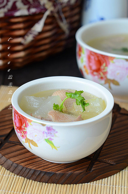 Steps for Making Winter Melon Duck Soup