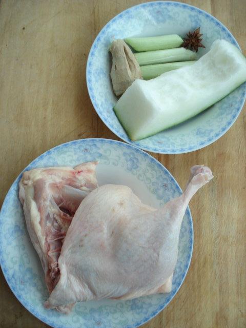 Steps for Making Winter Melon Duck Soup