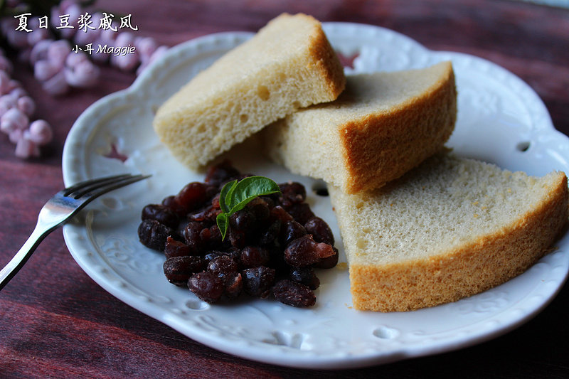 Summer Soy Milk Chiffon Cake