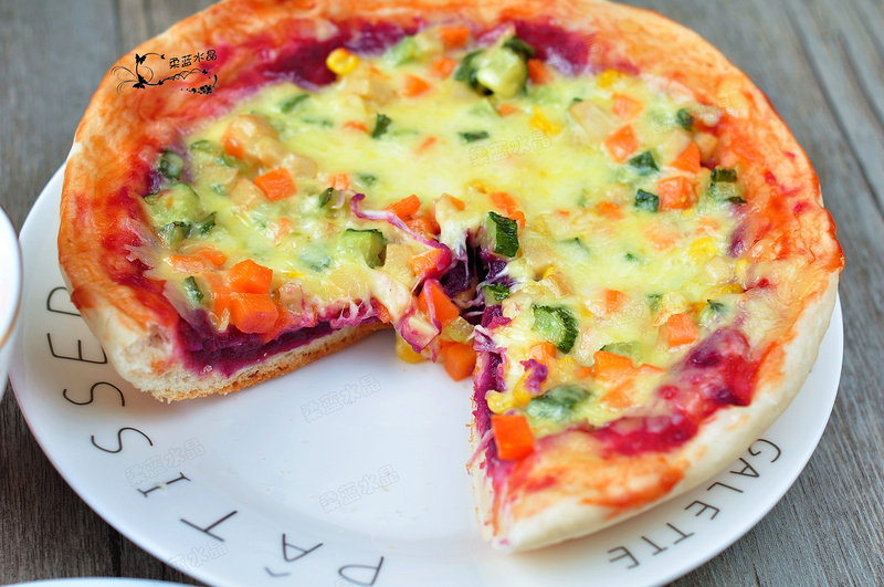 Purple Sweet Potato Dual-Flavor Pizza