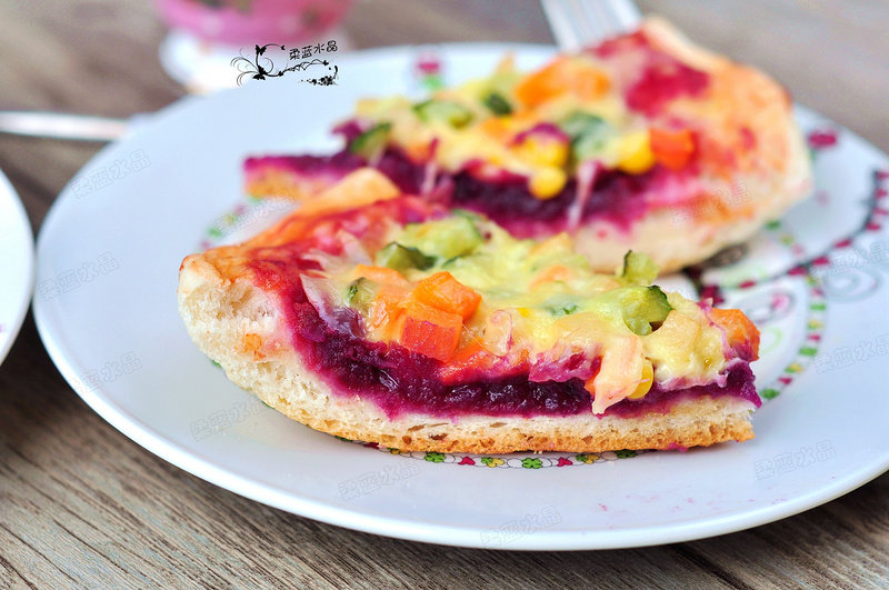 Purple Sweet Potato Dual-Flavor Pizza