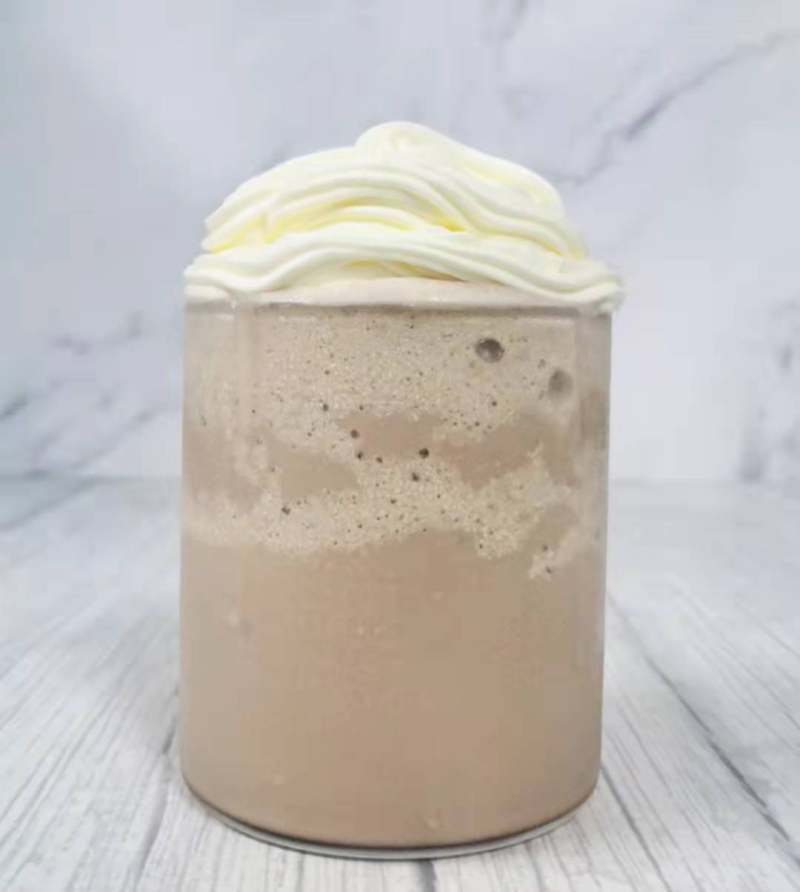 Steps to make Mocha Frappuccino