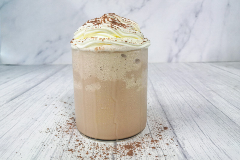 Steps to make Mocha Frappuccino