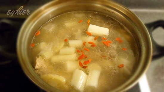 Yam and Pork Bone Soup Cooking Steps