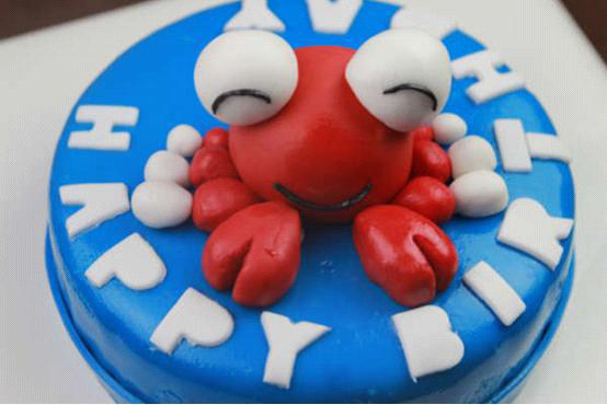 Tomato Recipe: Fondant Crab - Happy Crab in Love