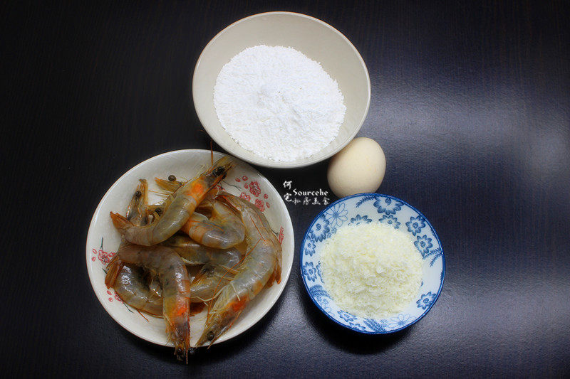 Tenpura Fried Shrimp Making Steps