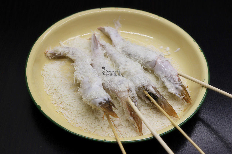 Tenpura Fried Shrimp Making Steps