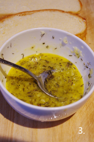 Step-by-step process of making Black Pepper Red Wine Roasted Lamb Chops with Garlic Bread