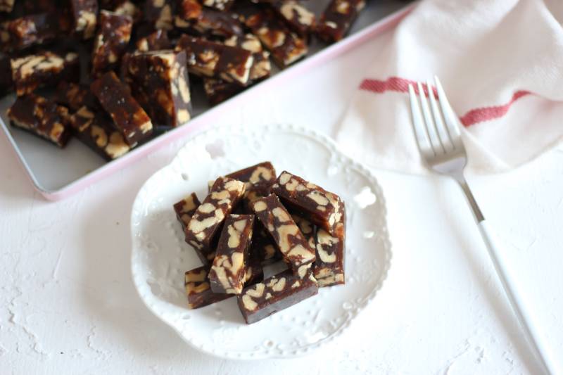 Date and Walnut Cake with Chinese Red Dates