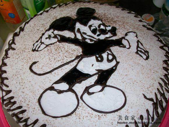 Step-by-Step Instructions for Making Orange Flavor Mickey Mouse Birthday Cake