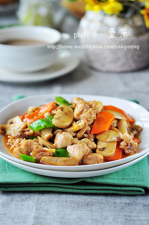 Chicken and Mushroom Stir-Fry