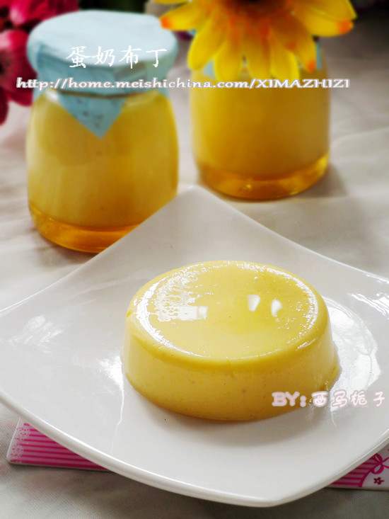 Simple Egg Custard Pudding