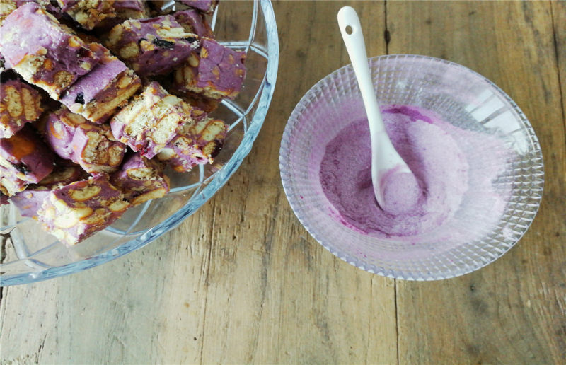 Steps to Make Purple Sweet Potato Snowflake Pastry