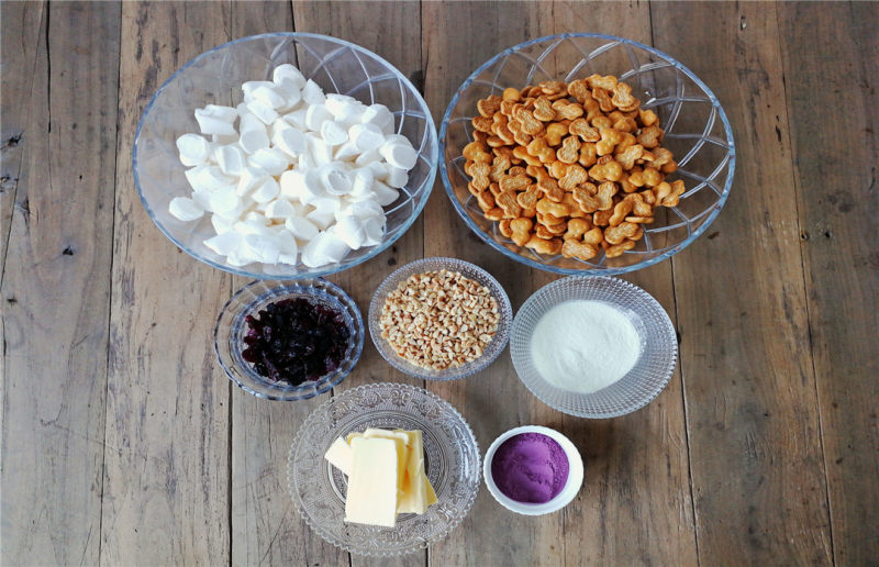 Steps to Make Purple Sweet Potato Snowflake Pastry