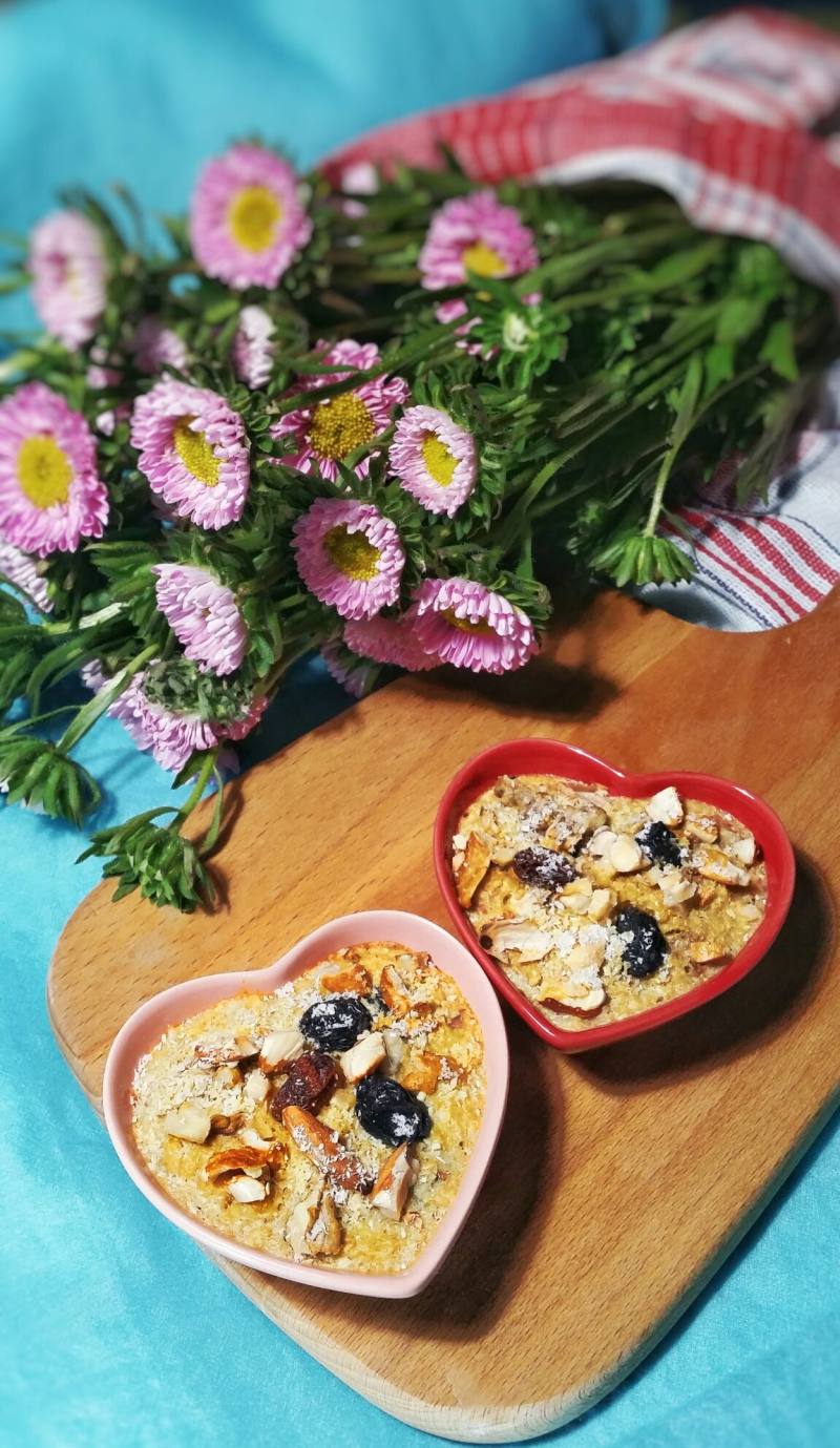 Sugar-Free Nutty Baked Oatmeal Steps