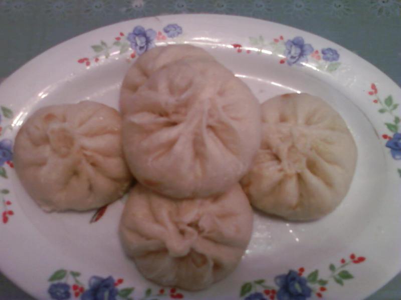 Pork and Celery Stuffed Steamed Buns