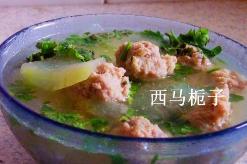 Winter Melon Boiled Meatballs