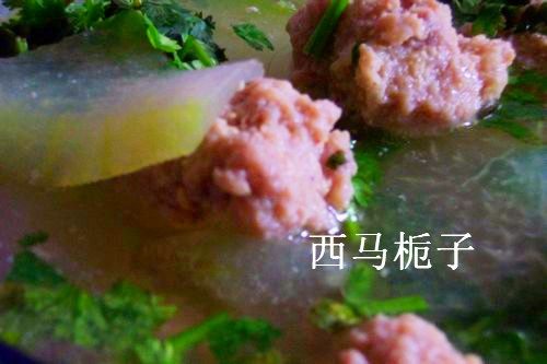 Winter Melon Boiled Meatballs