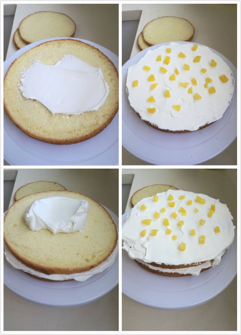 Doraemon Cake Making Steps