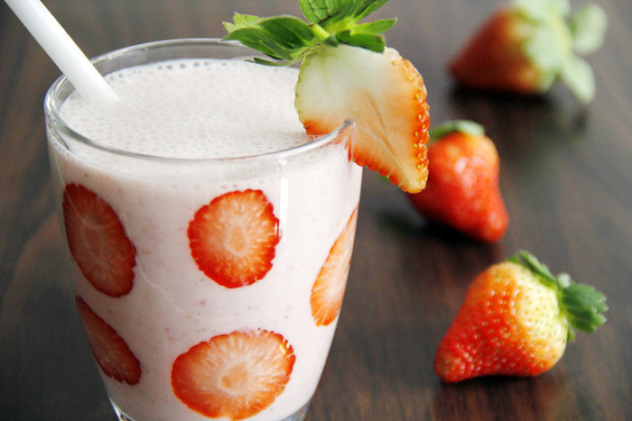 Strawberry Milkshake Souffle