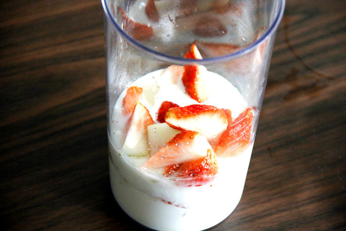 Steps to Make Strawberry Milkshake Souffle