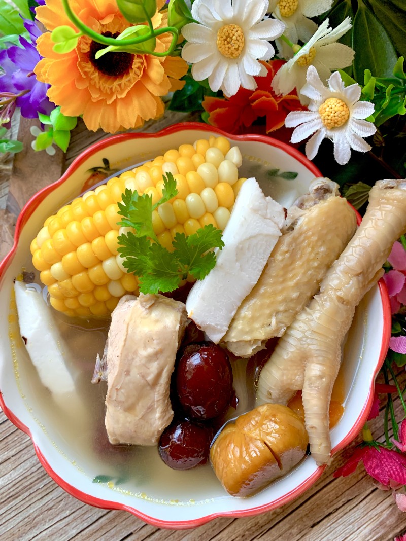 Moisturizing Coconut Chicken Soup