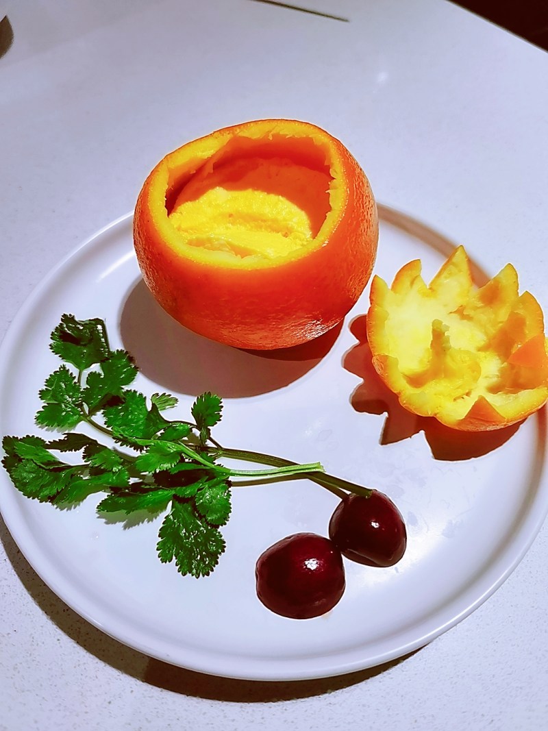 Valentine's Day Homemade Dessert & Orange Steamed Egg