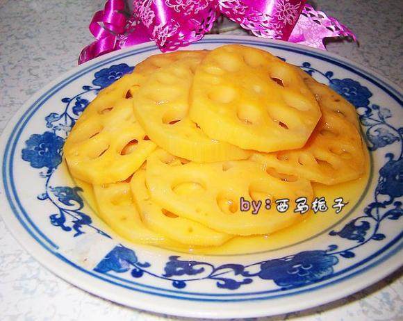 Lotus Root with Fruit Jelly