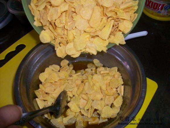 Festive Rice Cake Series (6) @@ Sweet and Honeyed~~Cornflakes Cooking Steps