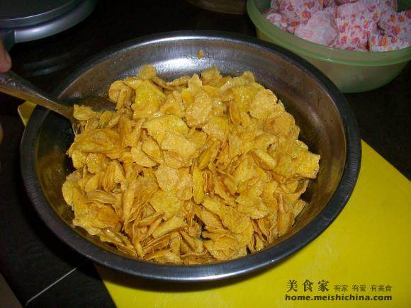 Festive Rice Cake Series (6) @@ Sweet and Honeyed~~Cornflakes Cooking Steps