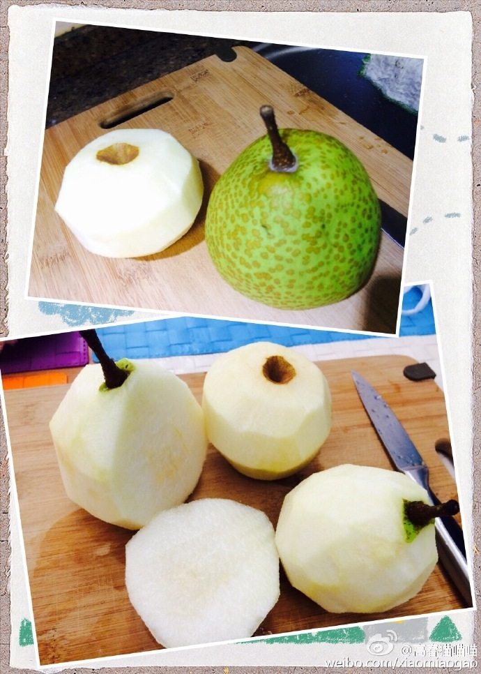 Steps to Make Autumn Pear Lung Nourishing Paste