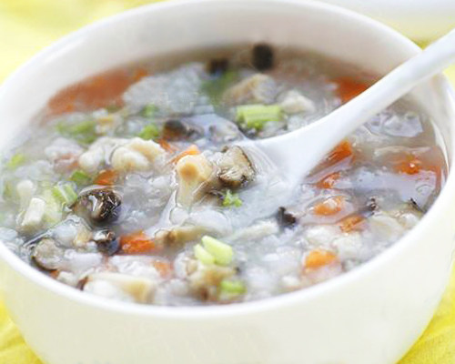 Steps to Cook Countryside Mushroom and Celery Congee