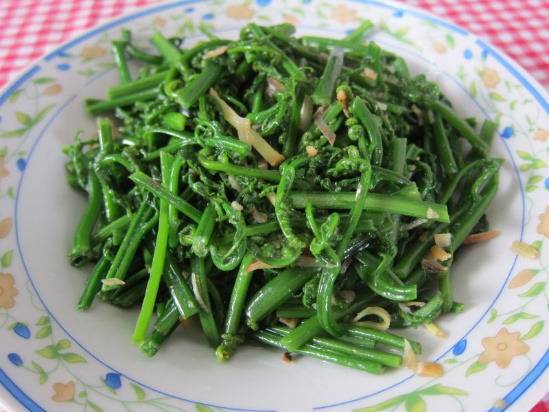 Stir-Fried Baku (Wild Jue Cai) Cooking Steps