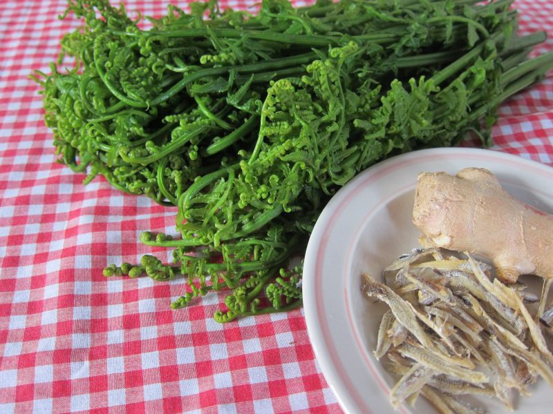 Stir-Fried Baku (Wild Jue Cai) Cooking Steps