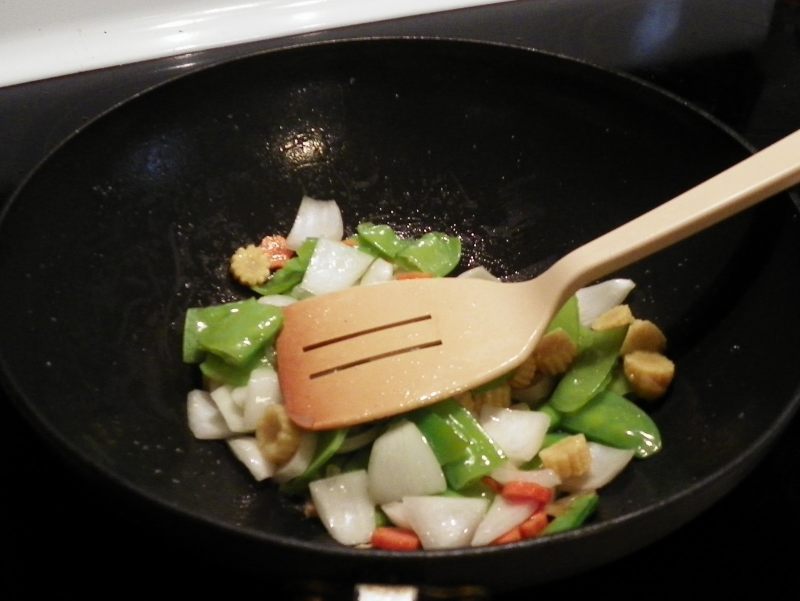 Steps to Cook Veggie Stir-Fried Hot Dogs