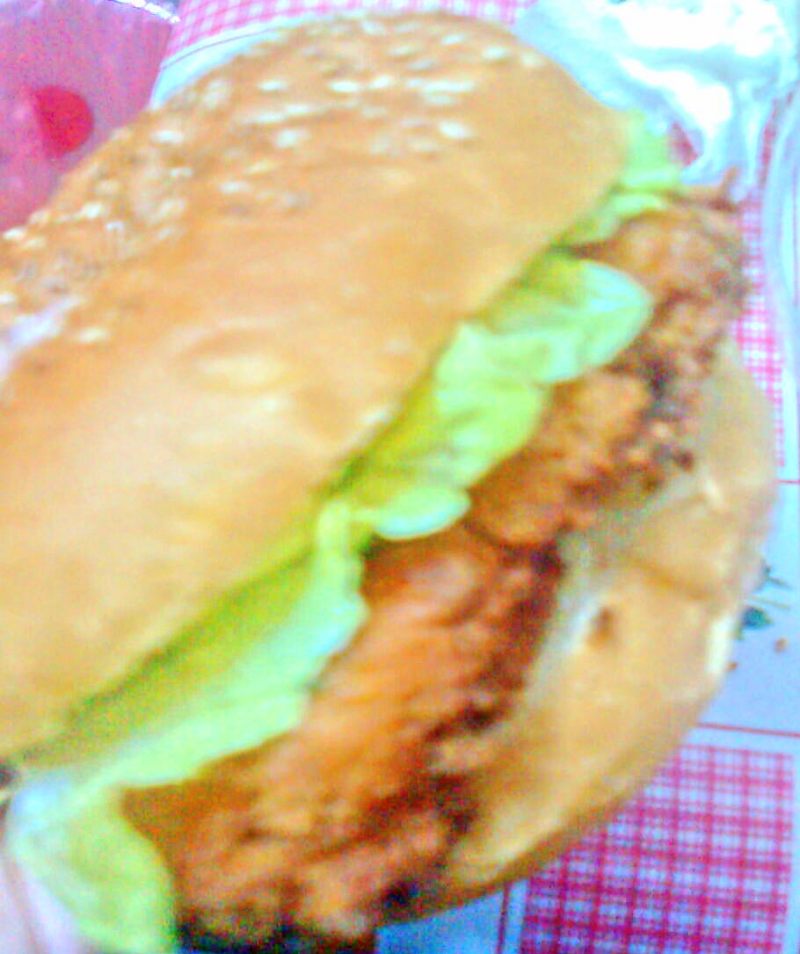 Spicy Chicken Leg Burger