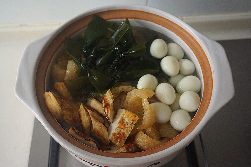 Meatball Assorted Claypot Cooking Steps