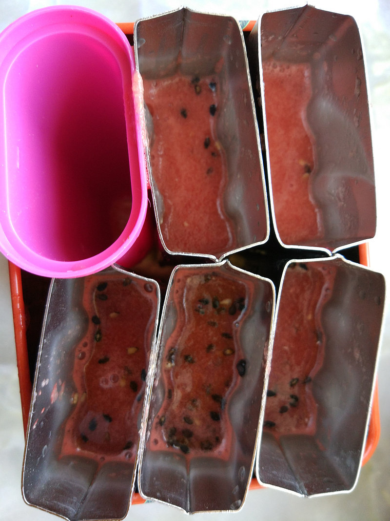 Watermelon Popsicle Making Steps