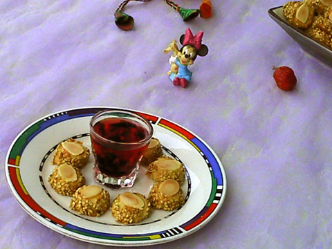 Sesame Almond Cookies