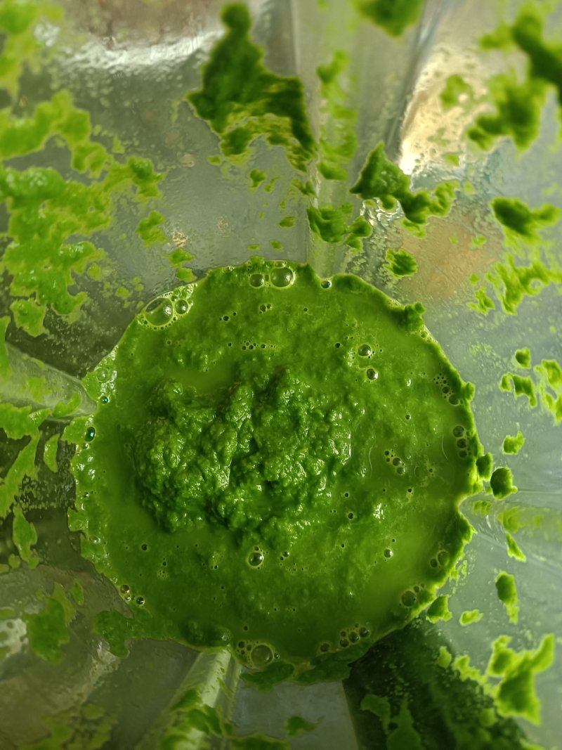 Steps for Making Red Sugar and Mugwort Rice Cake