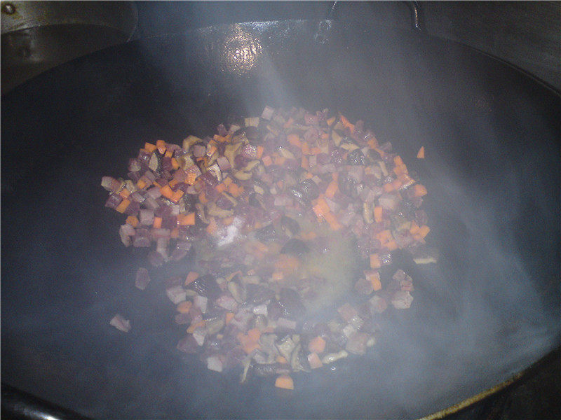 Steps for Making Five Spice Lap Cheong Sticky Rice