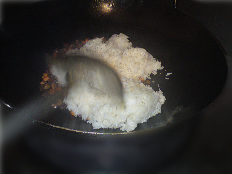 Steps for Making Five Spice Lap Cheong Sticky Rice