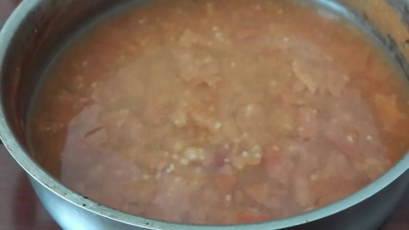 Steps for Making Tomato Congee