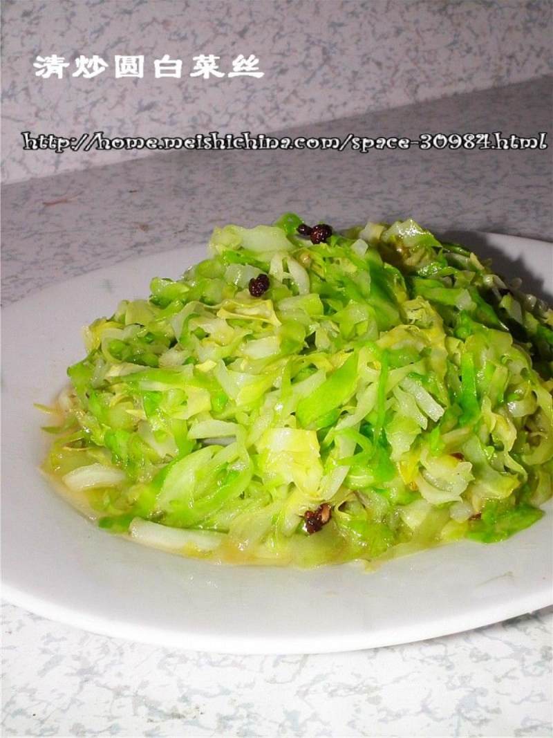 Stir-fried Round Cabbage Shreds