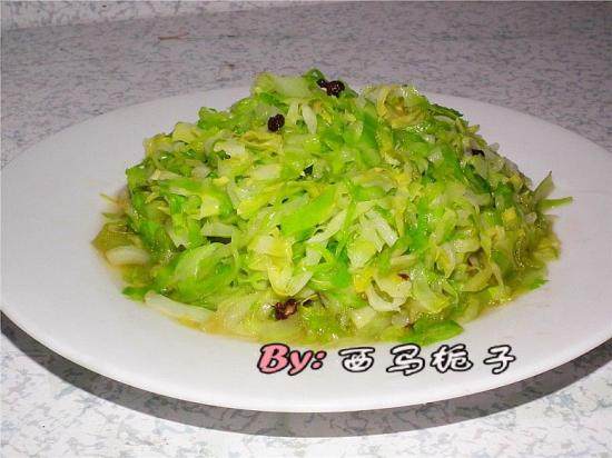 Stir-fried Round Cabbage Shreds