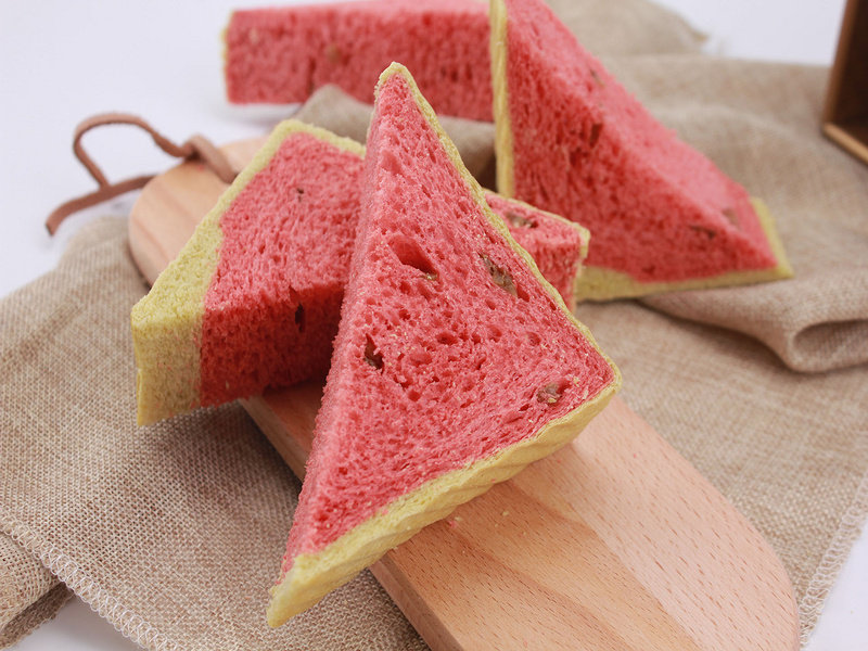 Steps for making Watermelon Toast