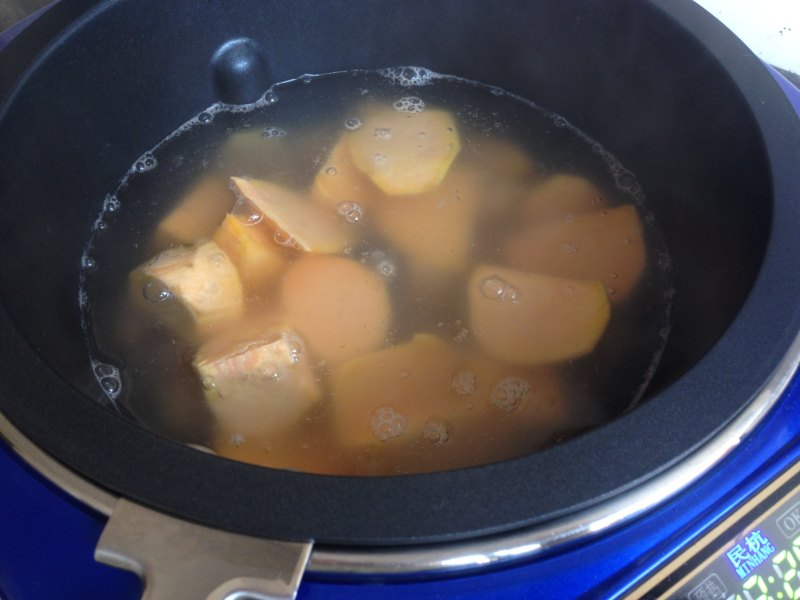 Steps to Make Sweet Potato and Chestnut Soup